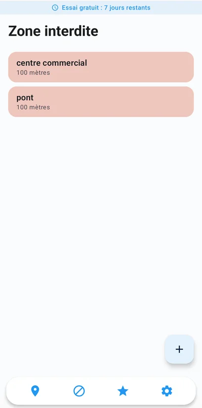 Zones interdites